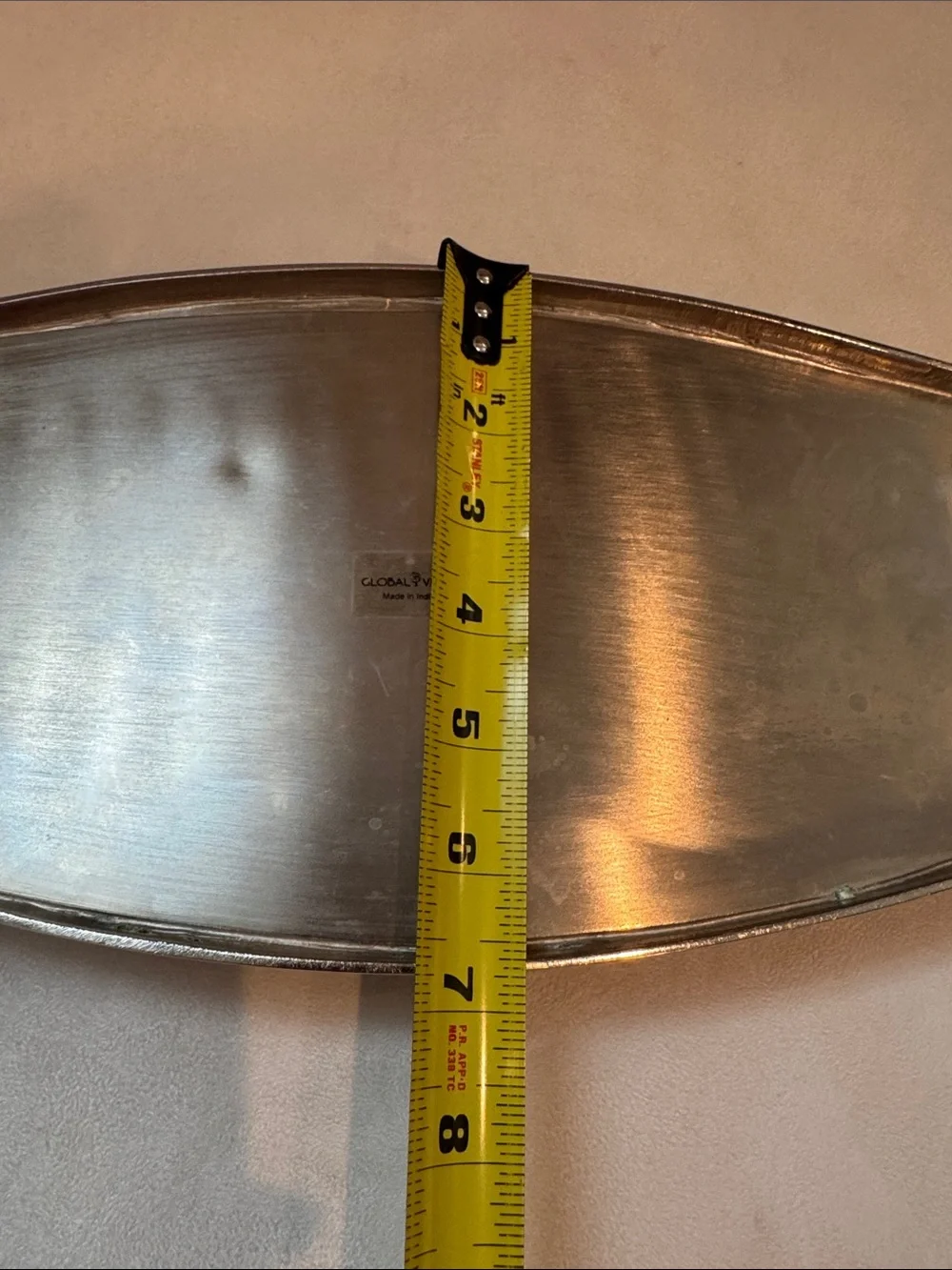Global Views polished metal